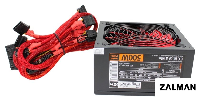 Блок питания Ginzzu PC500