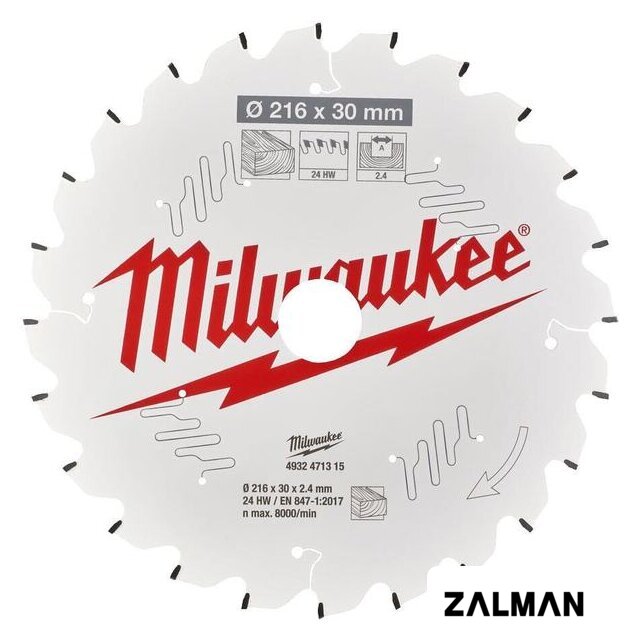 Пильный диск Milwaukee 4932471315