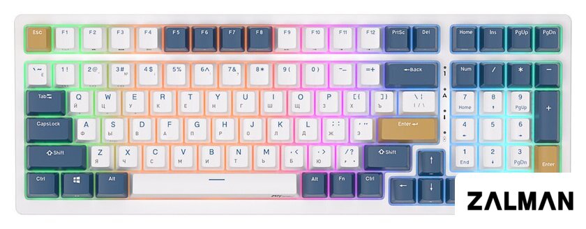 Клавиатура Royal Kludge RK98 RGB Klein Blue (RK Red)