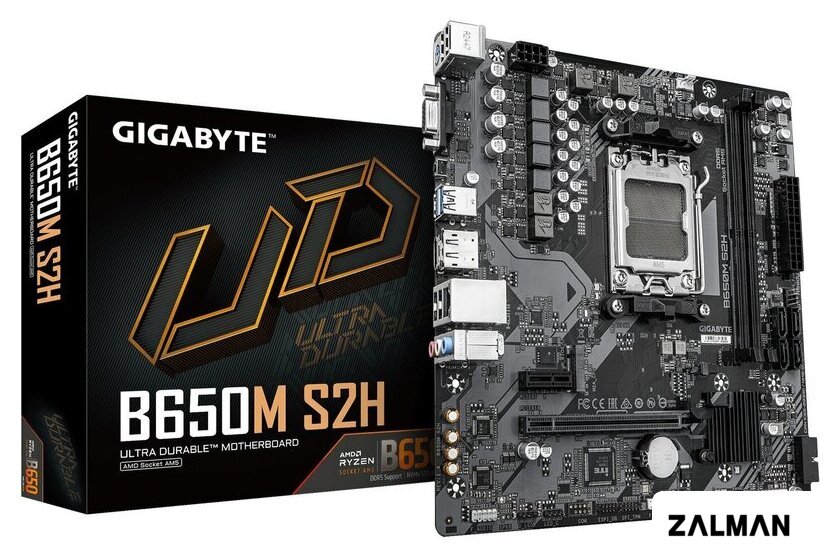 Материнская плата Gigabyte B650M S2H (rev. 1.4)