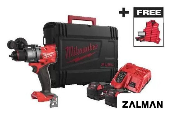Ударная дрель-шуруповерт Milwaukee M18 FPD3MC-502X 4933499451 (с 2-мя АКБ, кейс)