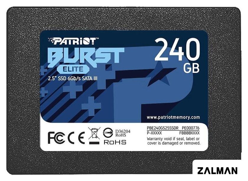 SSD Patriot Burst Elite 240GB PBE240GS25SSDR
