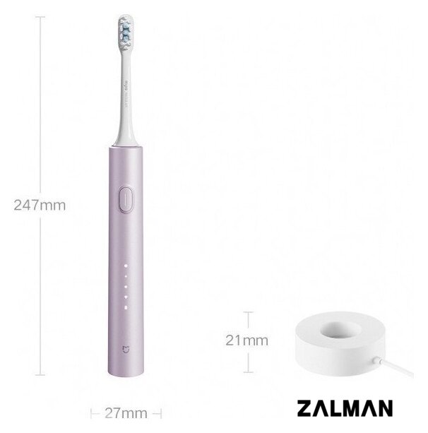 Электрическая зубная щетка Xiaomi Electric Toothbrush T302 MES608 (китайская версия, фиолетовый)
