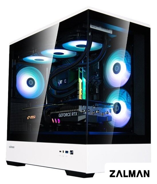 Корпус Zalman P30 (черный/белый)