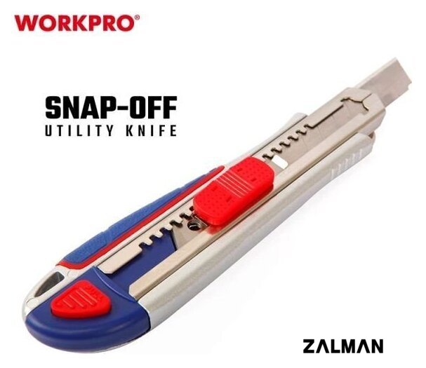 Нож строительный Workpro WP212017