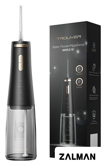 Ирригатор  Trouver Ripple 10 water flosser Black AWF14A