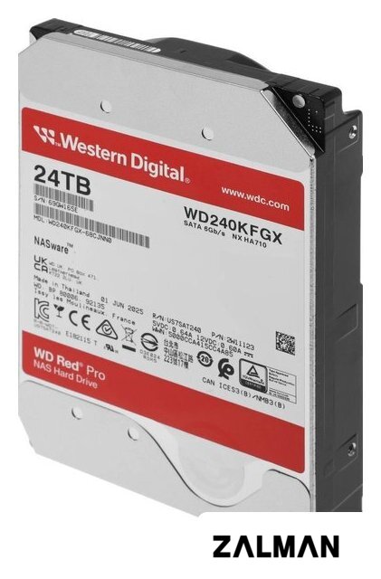 Жесткий диск WD Red Pro 24TB WD240KFGX