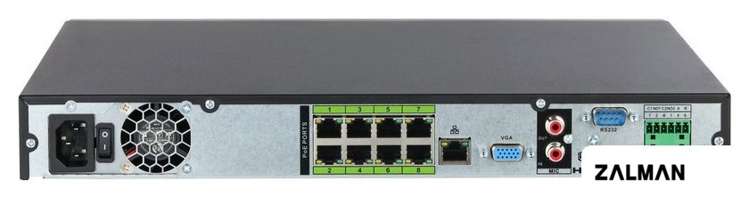 Сетевой видеорегистратор Dahua DHI-NVR5216-8P-EI2