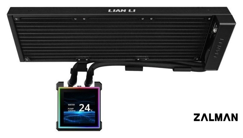 Радиатор системы жидкостного охлаждения Lian Li HydroShift II LCD-S 360N G89.GHS2LCDS36NB.R0