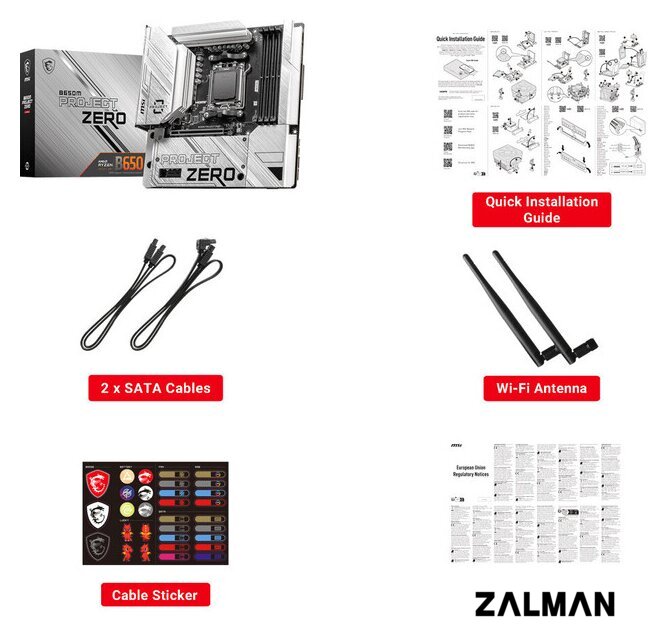 Материнская плата MSI B650M Project Zero