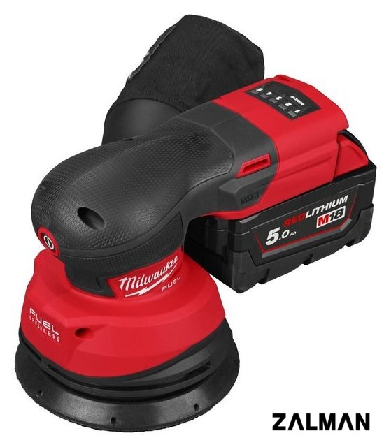 Эксцентриковая шлифмашина Milwaukee M18 FROS125 4933498254 (с 2-мя АКБ, кейс)