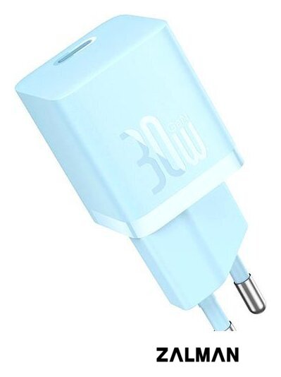 Сетевое зарядное Baseus GaN5 Fast Charger Mini 1C 30W CCGN070603 (голубой)