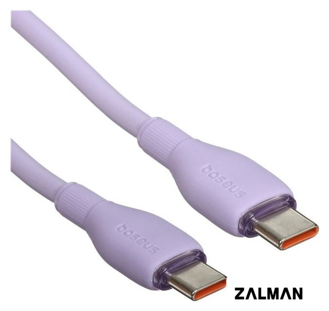 Кабель Baseus Pudding Series Fast Charging Cable 100W USB Type-C - USB Type-C (1.2 м, фиолетовый)