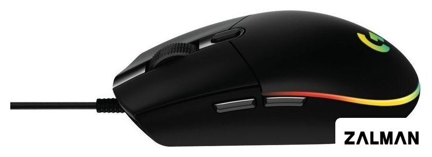 Игровая мышь Logitech G102 Lightsync (черный)