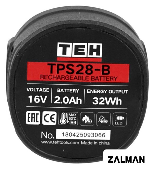 Аккумулятор TEH TPS28-B (16В/2 Ah)