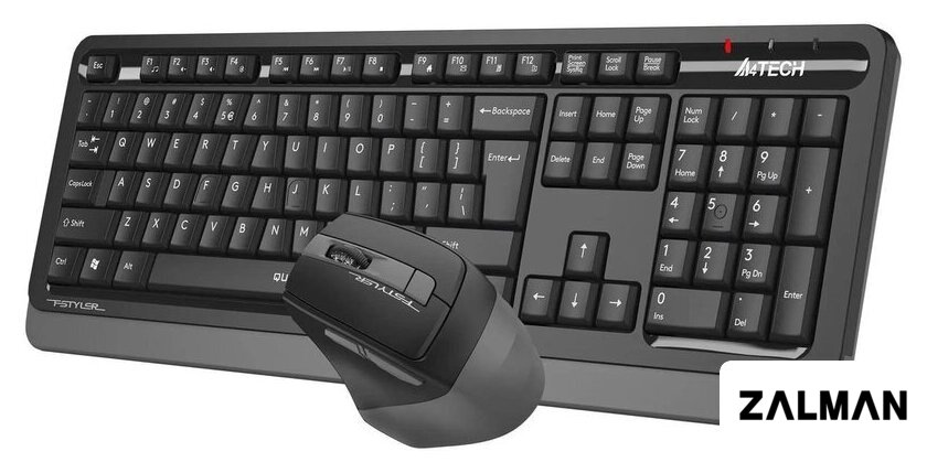 Офисный набор A4Tech Fstyler FGS1035Q (черный/серый)
