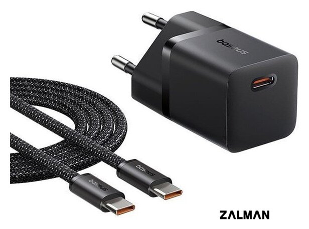 Сетевое зарядное Baseus GaN5 Fast Charger Mini 1C 25W P10110909113-00 (черный)