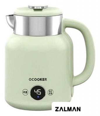 Электрический чайник Qcooker CR-SH1501 (русская версия, зеленый)