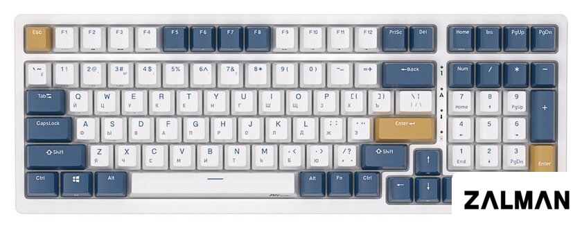 Клавиатура Royal Kludge RK98 RGB Klein Blue (RK Red)