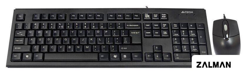 Офисный набор A4Tech KRS-8372 USB Black