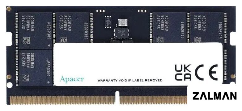 Оперативная память Apacer 16ГБ DDR5 SODIMM 5600 МГц AS16GHB56CVBBGH
