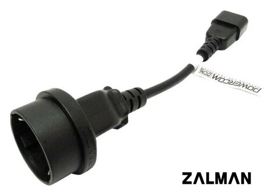 Адаптер Powercom SCUT IEC-320 C14 - Socket Type-F