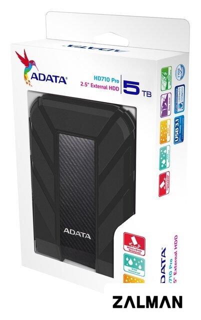 Внешний накопитель ADATA HD710P 5TB (черный)