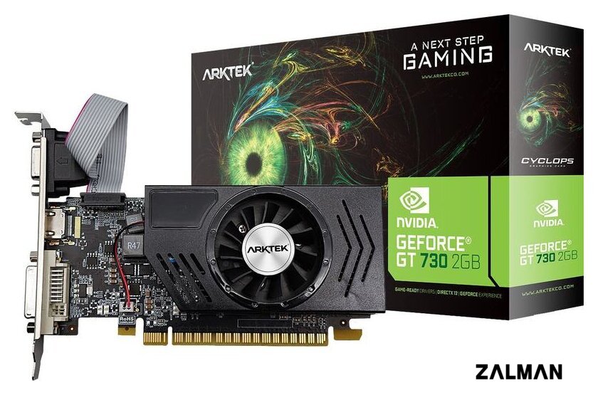 Видеокарта Arktek GeForce GT 730 2GB DDR3 AKN730D3S2GL1