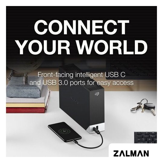 Внешний накопитель Seagate One Touch Desktop Hub STLC12000402 12TB