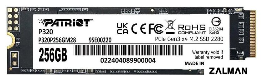 SSD Patriot P320 256GB P320P256GM28