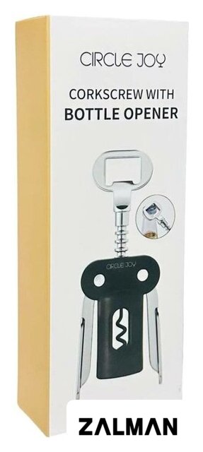 Штопор Circle Joy Dual Function Wine Opener CJ-KP04 (черный)