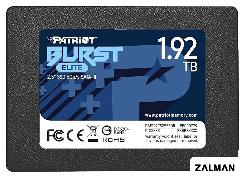 SSD Patriot Burst Elite 1.92TB PBE192TS25SSDR