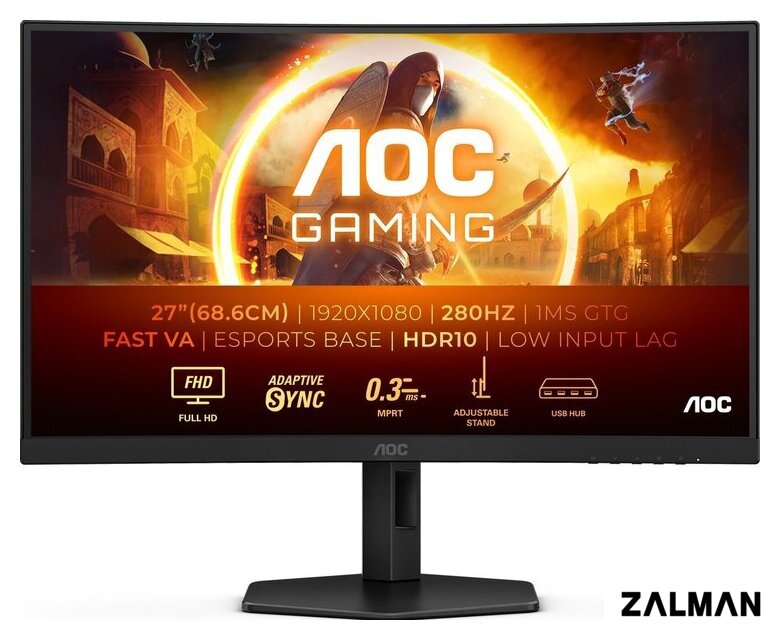 Игровой монитор AOC Gaming C27G4ZXU
