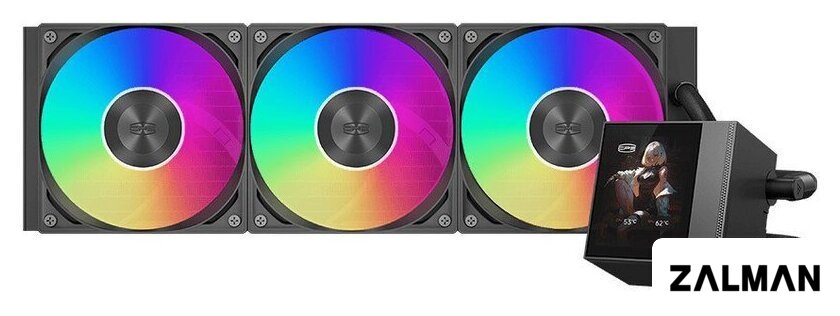 Система жидкостного охлаждения для процессора PCCooler DC360 Pro ARGB Display (черный)