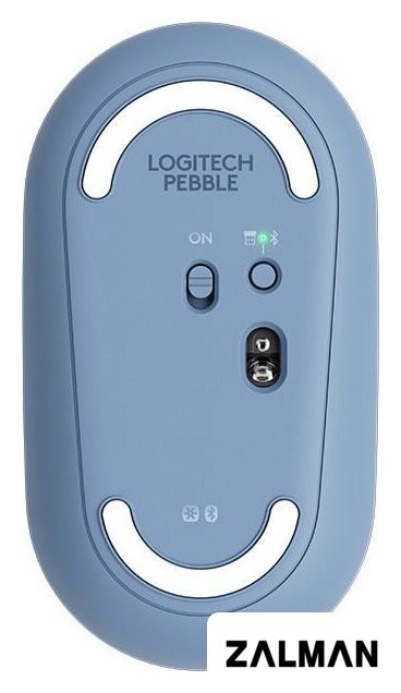 Мышь Logitech M350 Pebble (голубой)