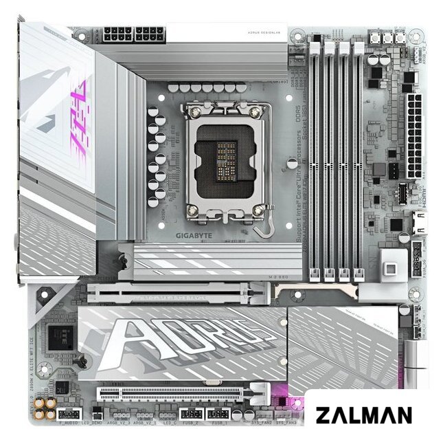 Материнская плата Gigabyte Z890M Aorus Elite WiFi7 Ice