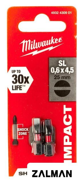 Набор бит Milwaukee Shockwave Impact Duty 4932430901
