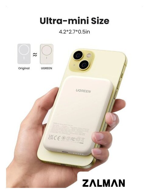 Внешний аккумулятор Ugreen PB560 5000mAh (бежевый)