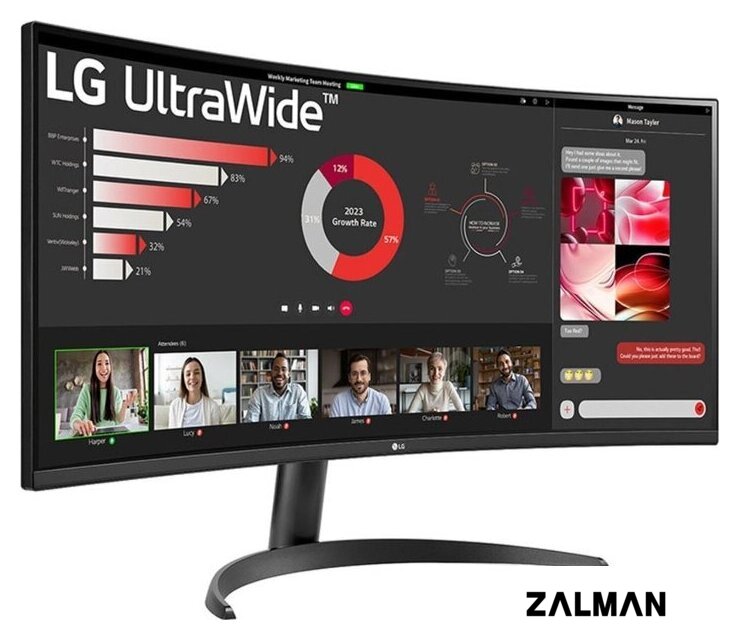 Монитор LG UltraWide 34WR50QK-B