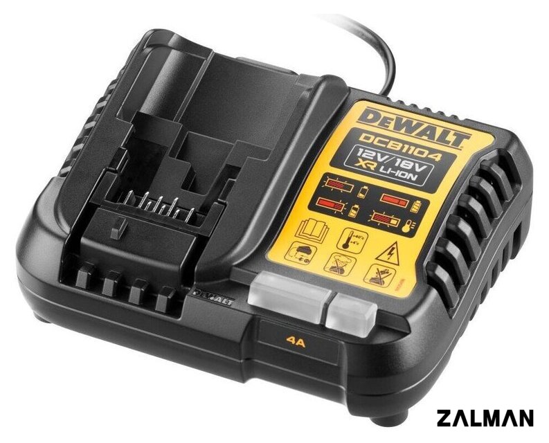 Аккумулятор с зарядным устройством DeWalt DCB1104M2 (18В/2x4 Ач)