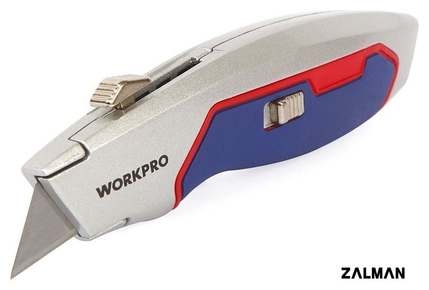 Нож строительный Workpro WP213011