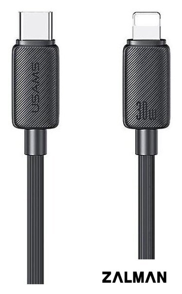 Кабель Usams US-SJ697 USB Type-C - Lightning (2 м, черный)