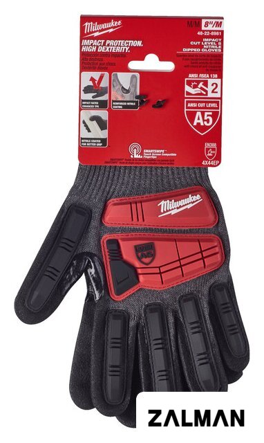 Нитриловые перчатки Milwaukee Impact Cut level 5/E XL/10 4932479572