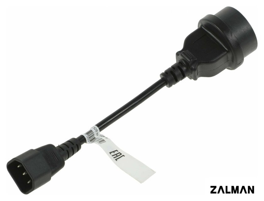 Адаптер Powercom SCUT IEC-320 C14 - Socket Type-F