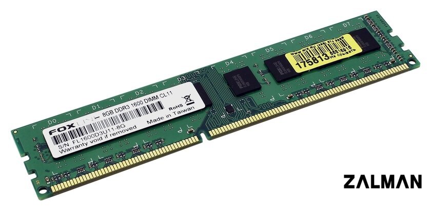 Оперативная память Foxline 8GB DDR3 PC3-12800 FL1600D3U11L-8G