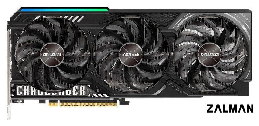 Видеокарта ASRock AMD Radeon RX 9070 XT Challenger 16GB RX9070XT CL 16G
