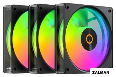 Комплект вентиляторов для корпуса Ocypus Gamma F12 Elite BK ARGB Reverse Blade 3IN1