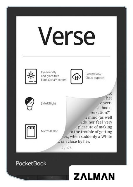 Электронная книга PocketBook 629 Verse Bright Blue