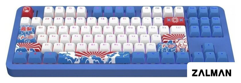 Клавиатура Red Square Alumix TKL Classic Pakuru (белый, g3ms Aquamarine)