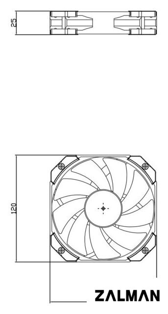 Вентилятор для корпуса Thermalright TL-D12B
